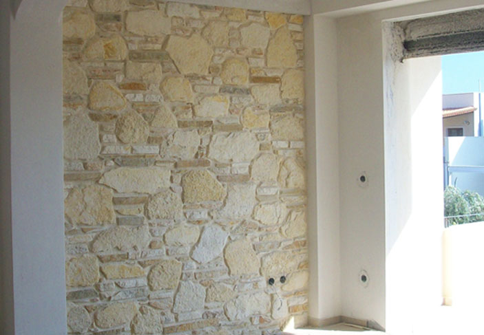 Artificial stone wall cladding