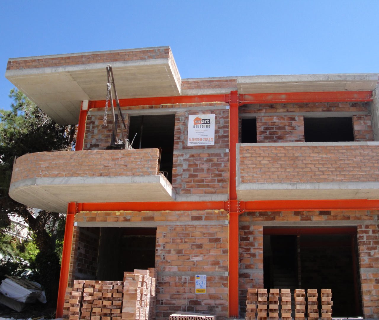 Construction of a maisonette in Haidari, Attica