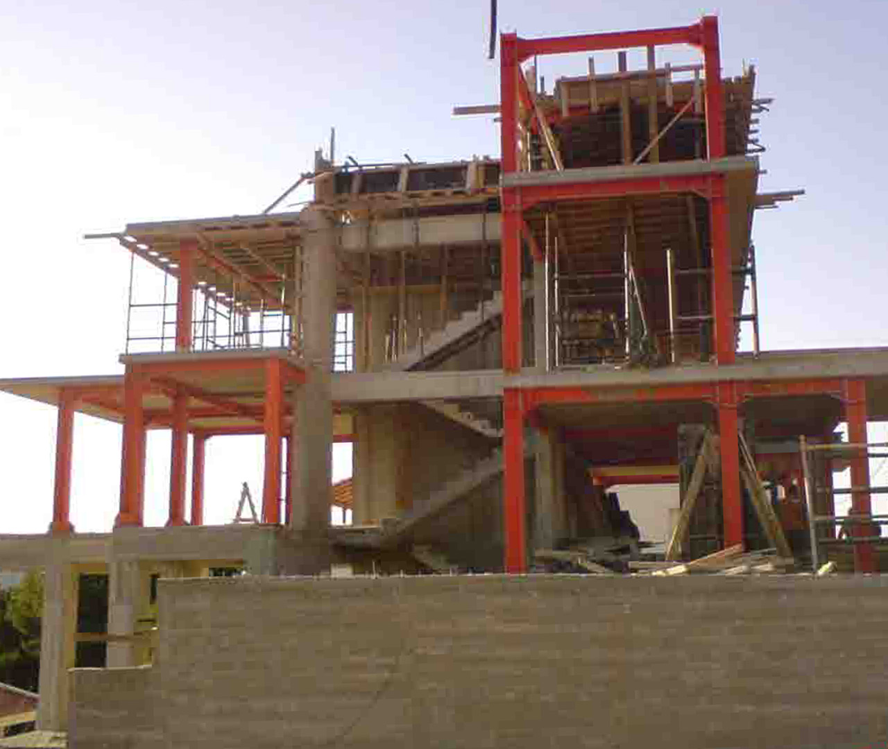construction of maisonettes Pikermi Attica