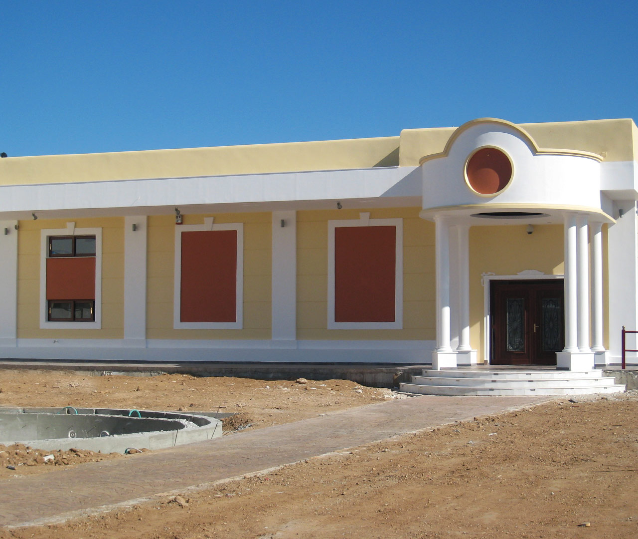 Megara Reception hall construction