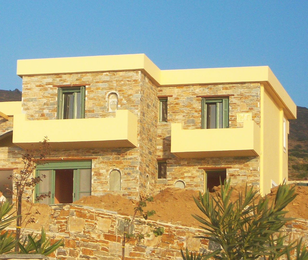 detached house with basement Karystos